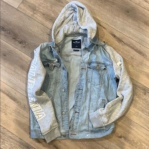 Hollister Distressed Flex Stretch Denim Jacket